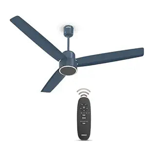 Akaay  Ceiling Fan 1200mm, 350 RPM, Savings upto 65%, Reverse Rotation, 4 Modes (Boost, Sleep, Breeze, Mop), Low Wattage 30W, Low Noise, Air Flow:225 CMM, 3 Year Warranty, Denim Blue